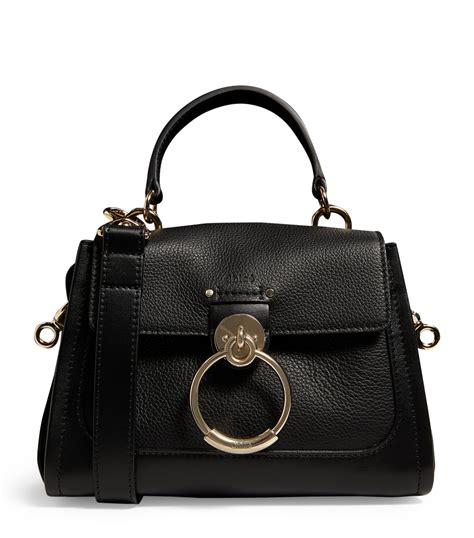 chloe small tess bag black|chloe tess day bag.